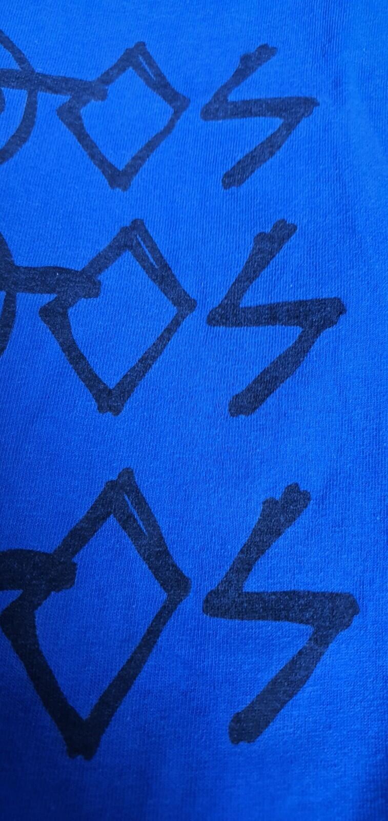 FW08 Supreme Chaos tee blue t-shirt L large vintage from 2008 anarchy Very Rare