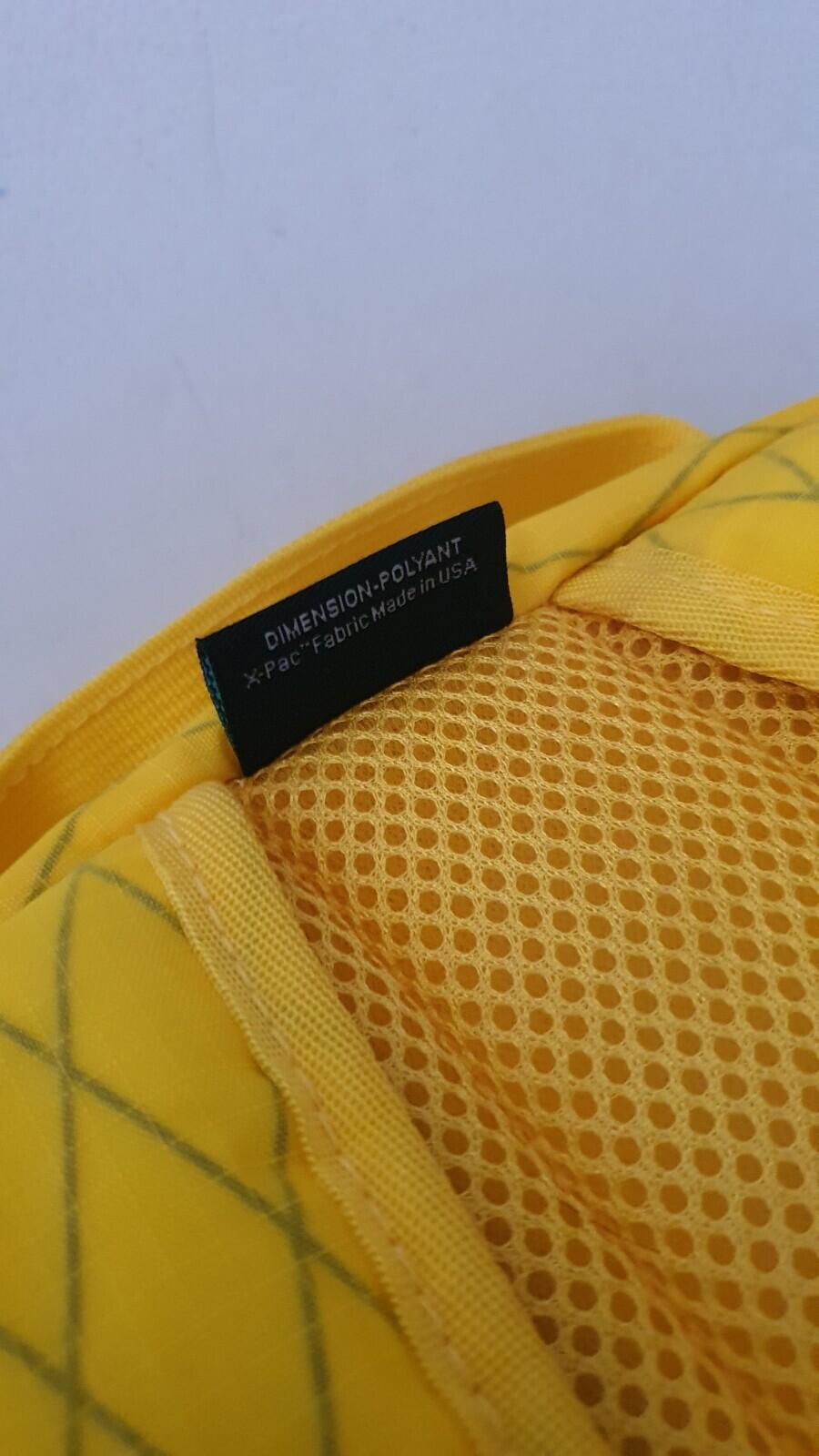 FW18 Supreme yellow backpack water and abrasion resistant box logo Bag Rucksack
