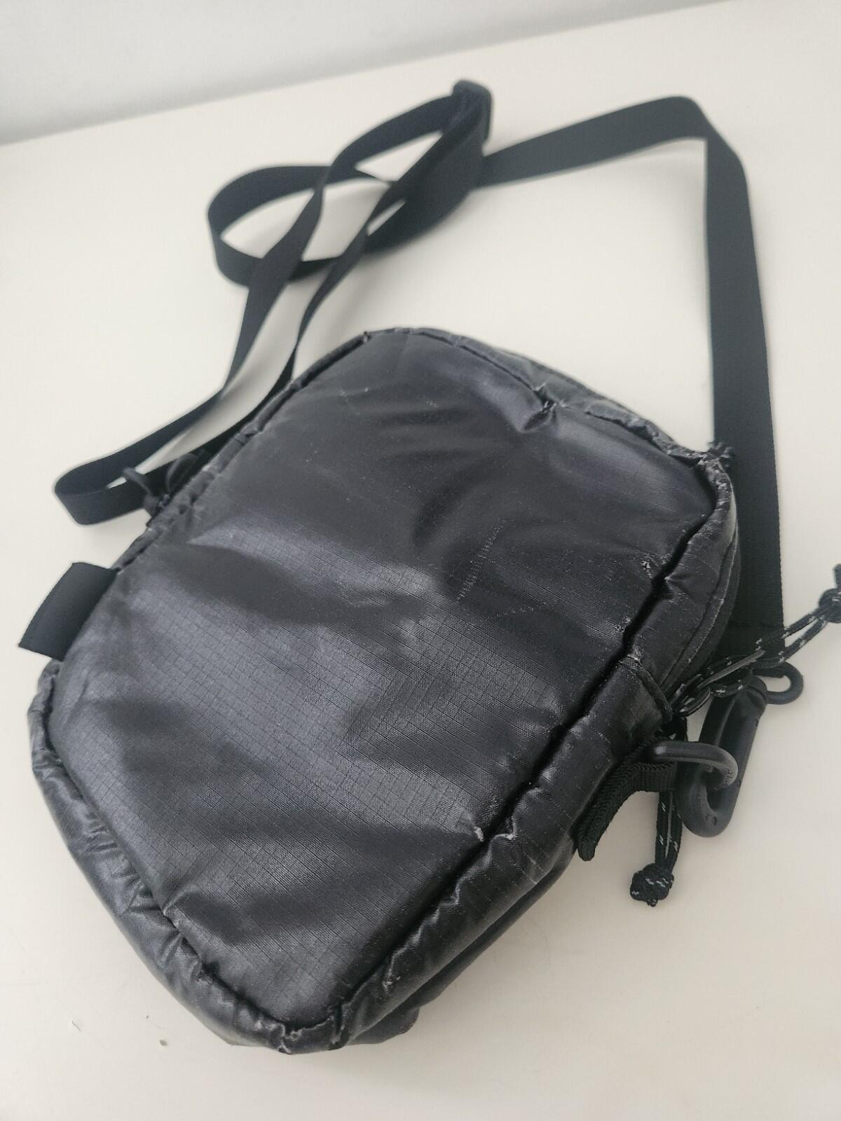 FW17 Supreme shoulder bag black Box Logo Cordura Fabric