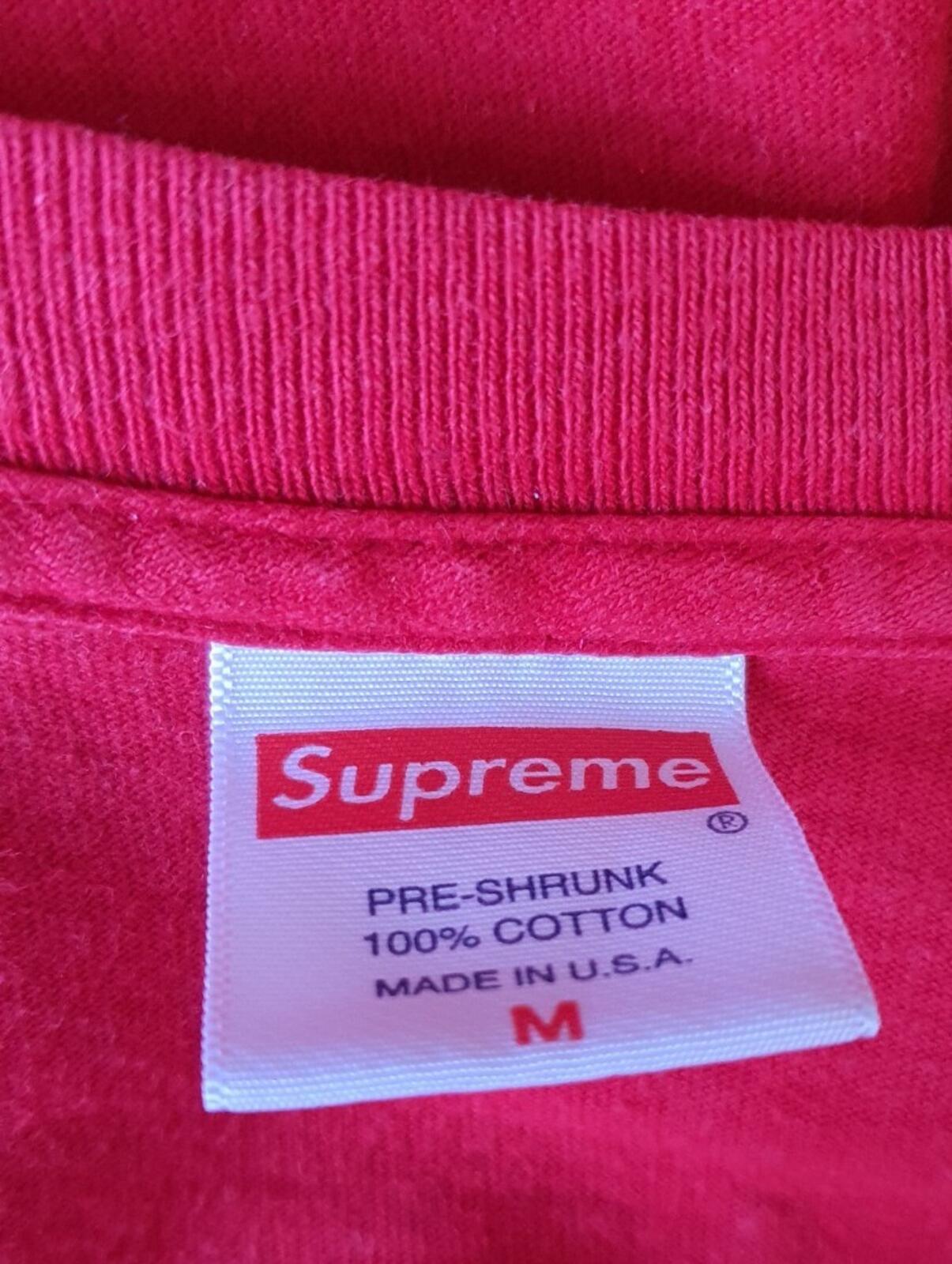 FW15 Supreme E.T Tee Red Size M