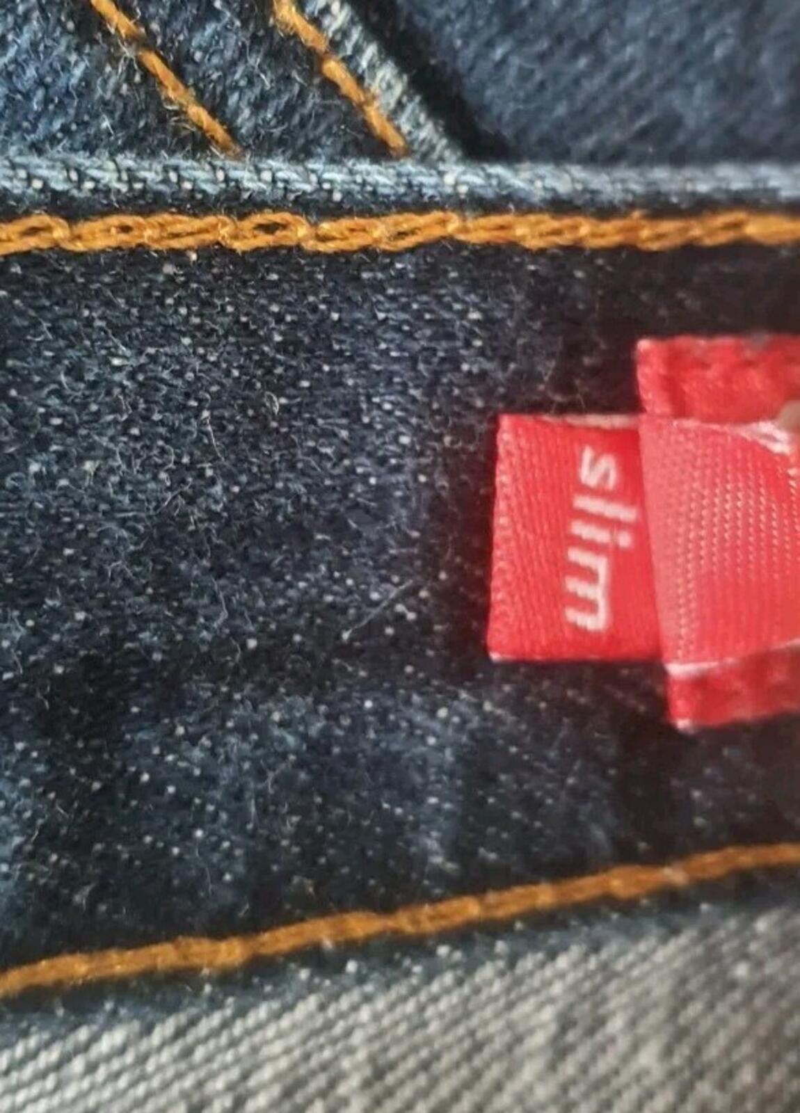 Supreme Denim Slim Jeans Blue Size 34 W34 L30 ALTERED