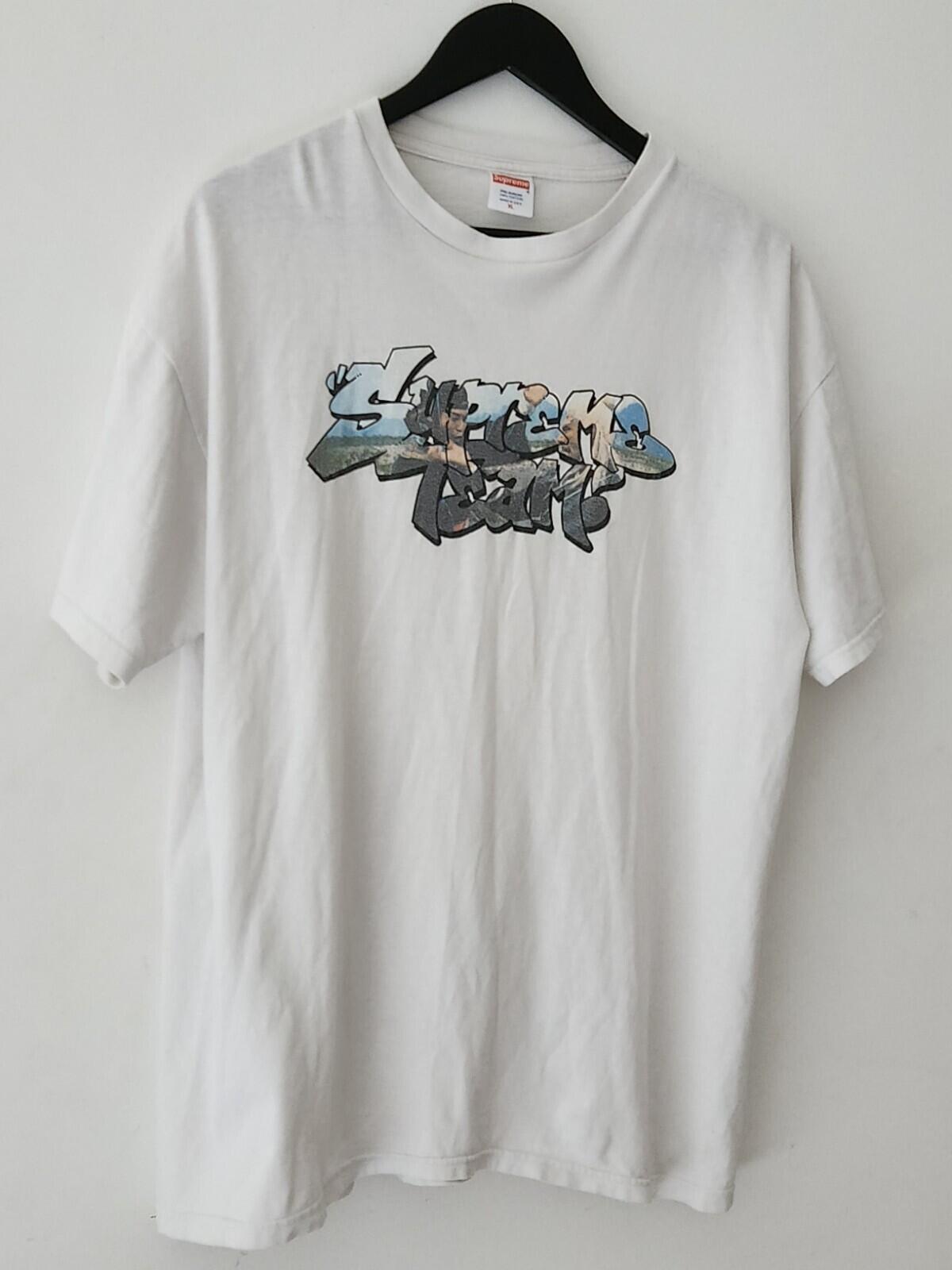 SS12 Supreme Team Tee White T-shirt size XL vintage Very Rare 2012