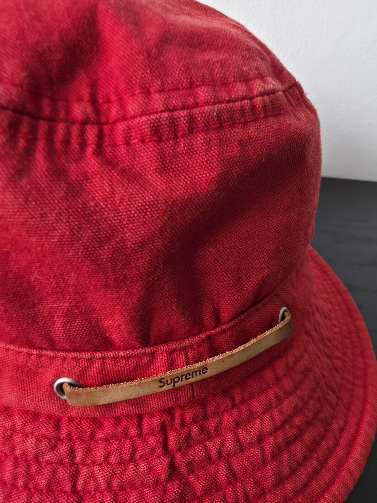 SS15 Supreme Canvas Crusher Hat Red Size S/M