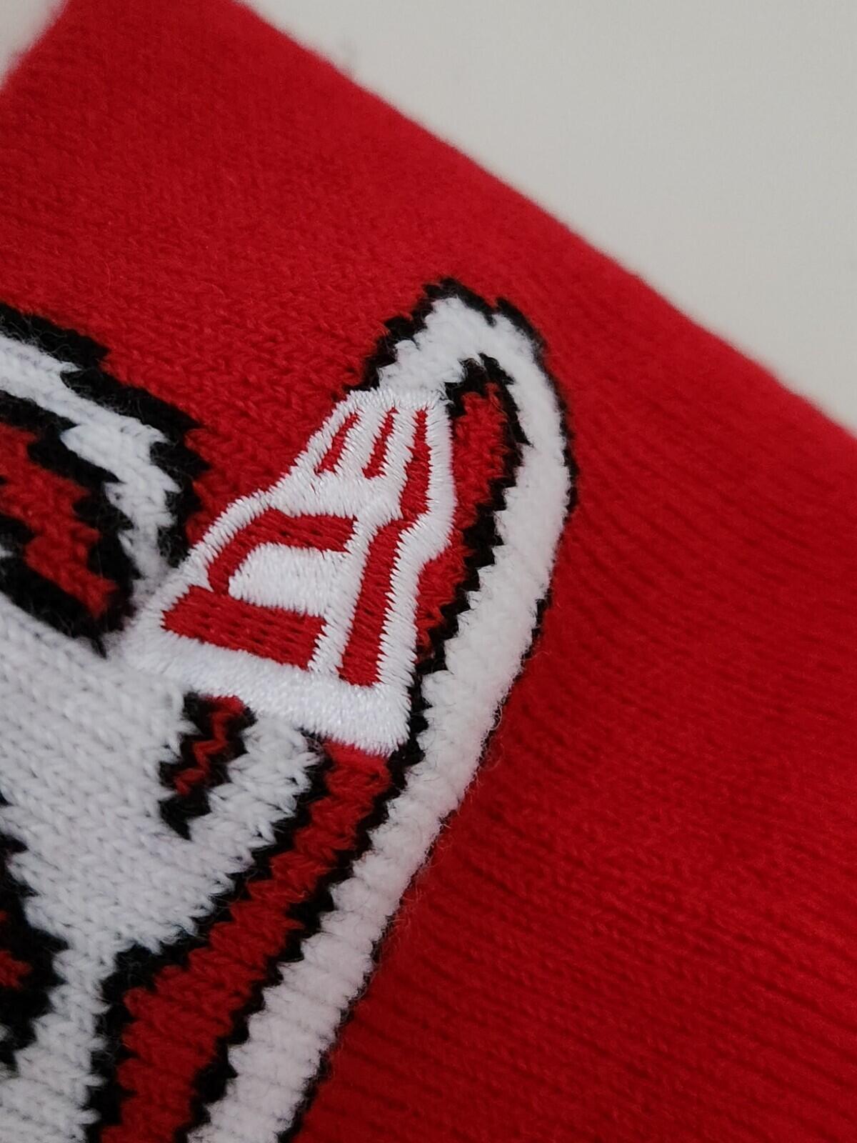 FW19 Supreme x New Era Script Cuff beanie Red Small Box Logo