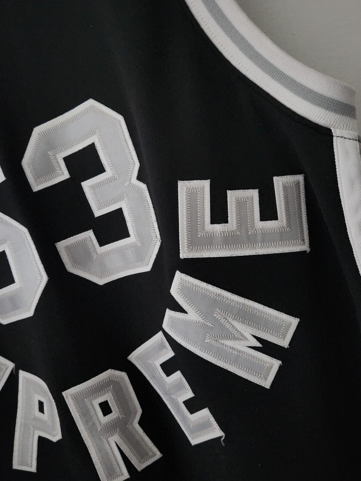 FW15 Supreme Gauchos Basketball Jersey Top Black Size L