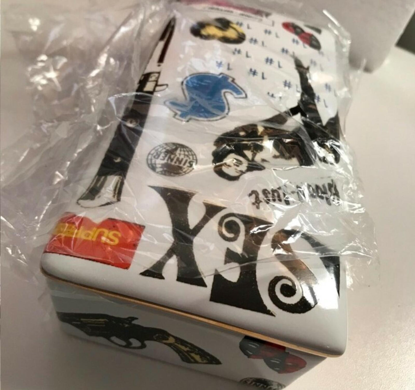SS19 Supreme Blood Lust Ceramic Box White