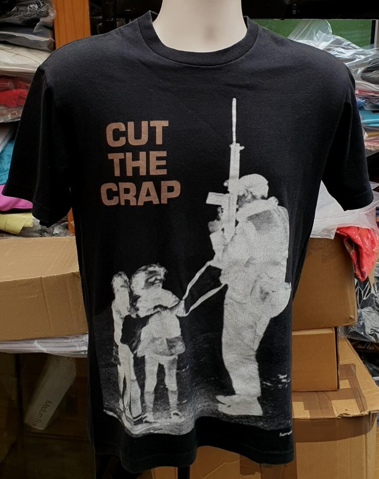 SS09 Supreme Cut The Crap Tee Black Size M