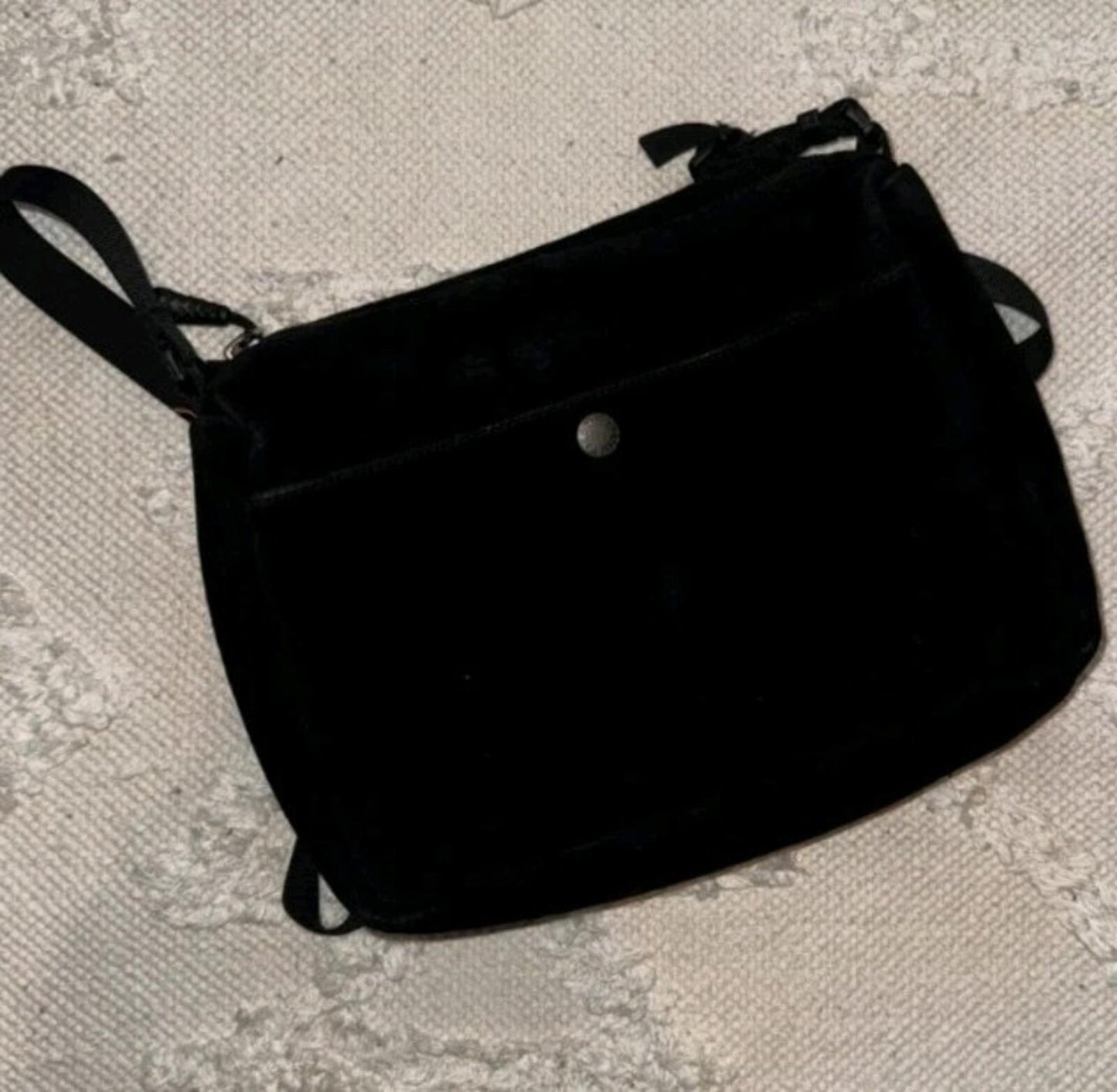 FW23 Supreme x The North Face Suede Shoulder Bag Black