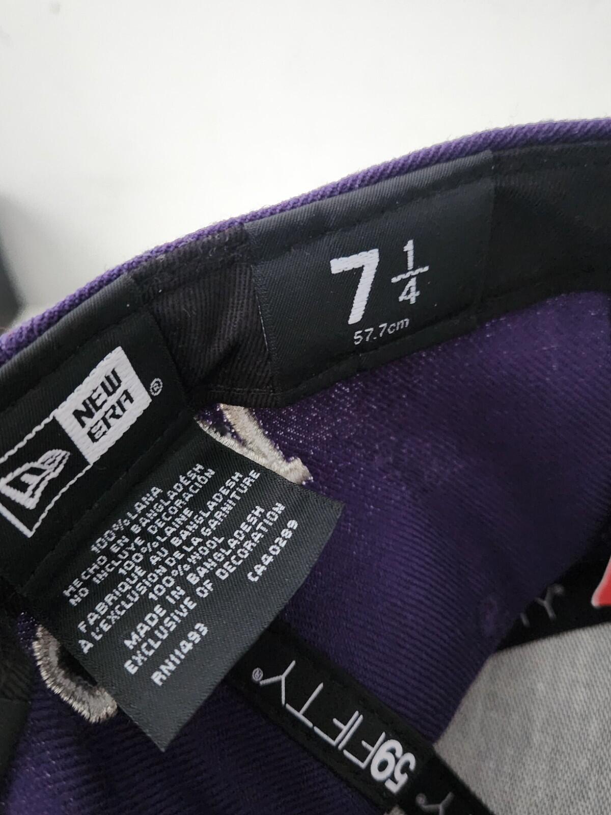 SS20 Supreme $1M box logo New Era size 7 1/4 purple cap wool hat new with tag