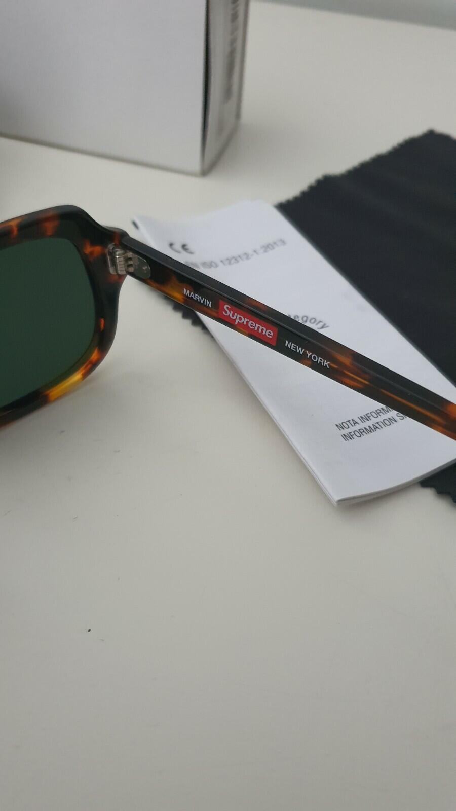 SS19 Supreme Marvin sunglasses RRP £188 Tortoise made in Italy