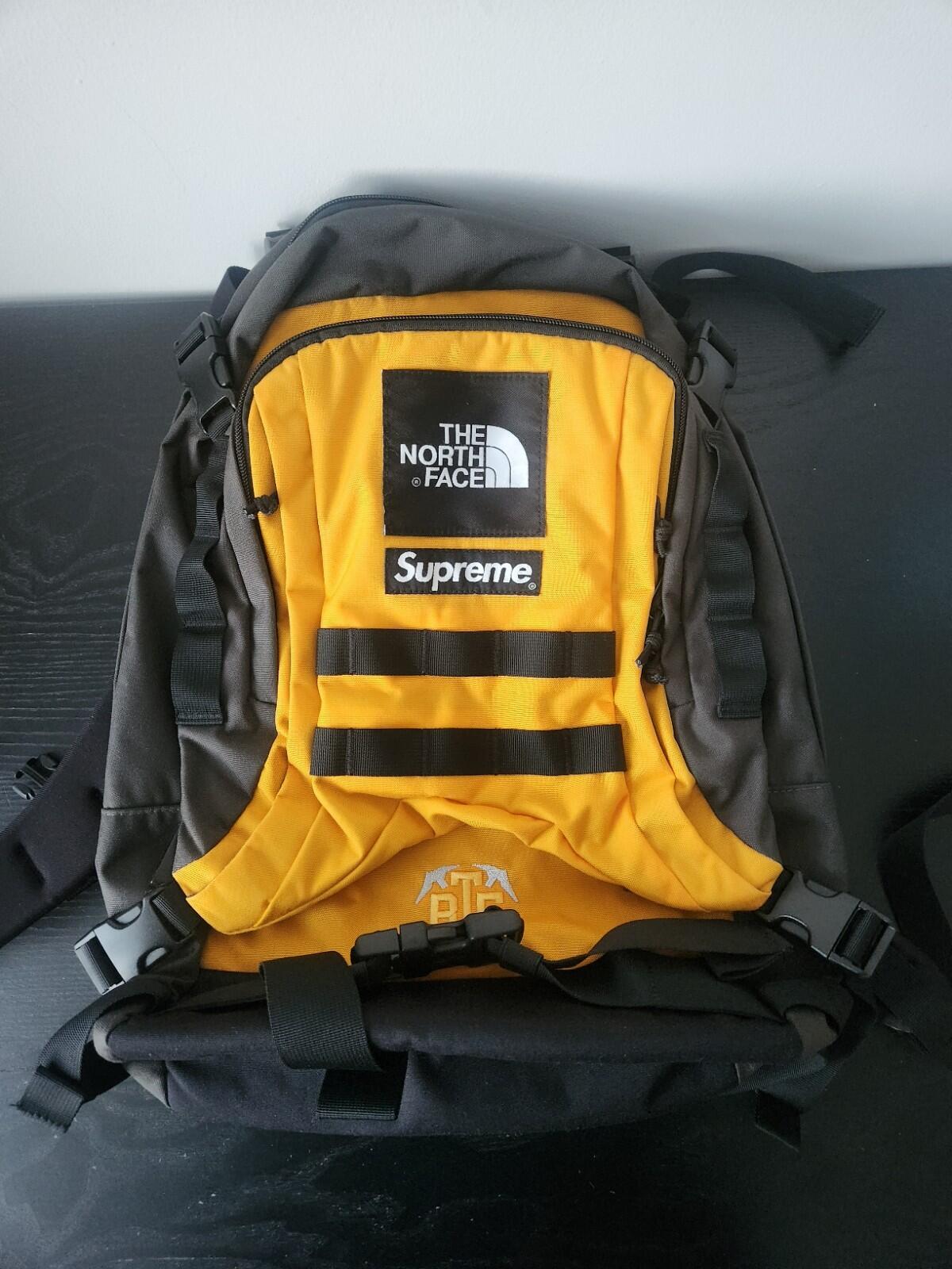SS20 Supreme x The North Face RTG backpack Gold TNF bag 2 in 1 Water Resistant