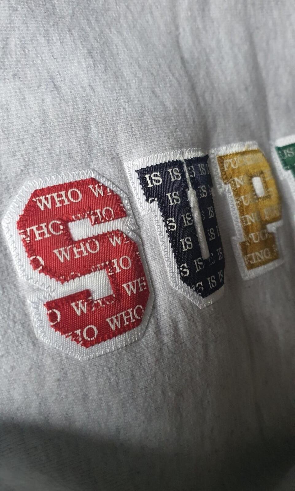 FW19 Supreme The Most Hooded Sweatshirt Heather Grey Size M