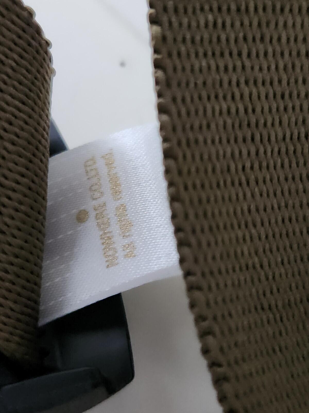 SS22 A BATHING APE Cinturón GI tejido oliva hebilla metálica BAPE Nuevo