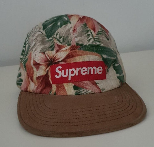 SS12 Supreme Floral Suede Camp Cap