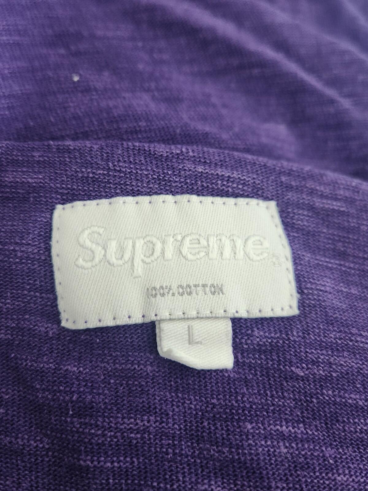 SS16 Supreme Sports tee Size L Large Purple T-shirt