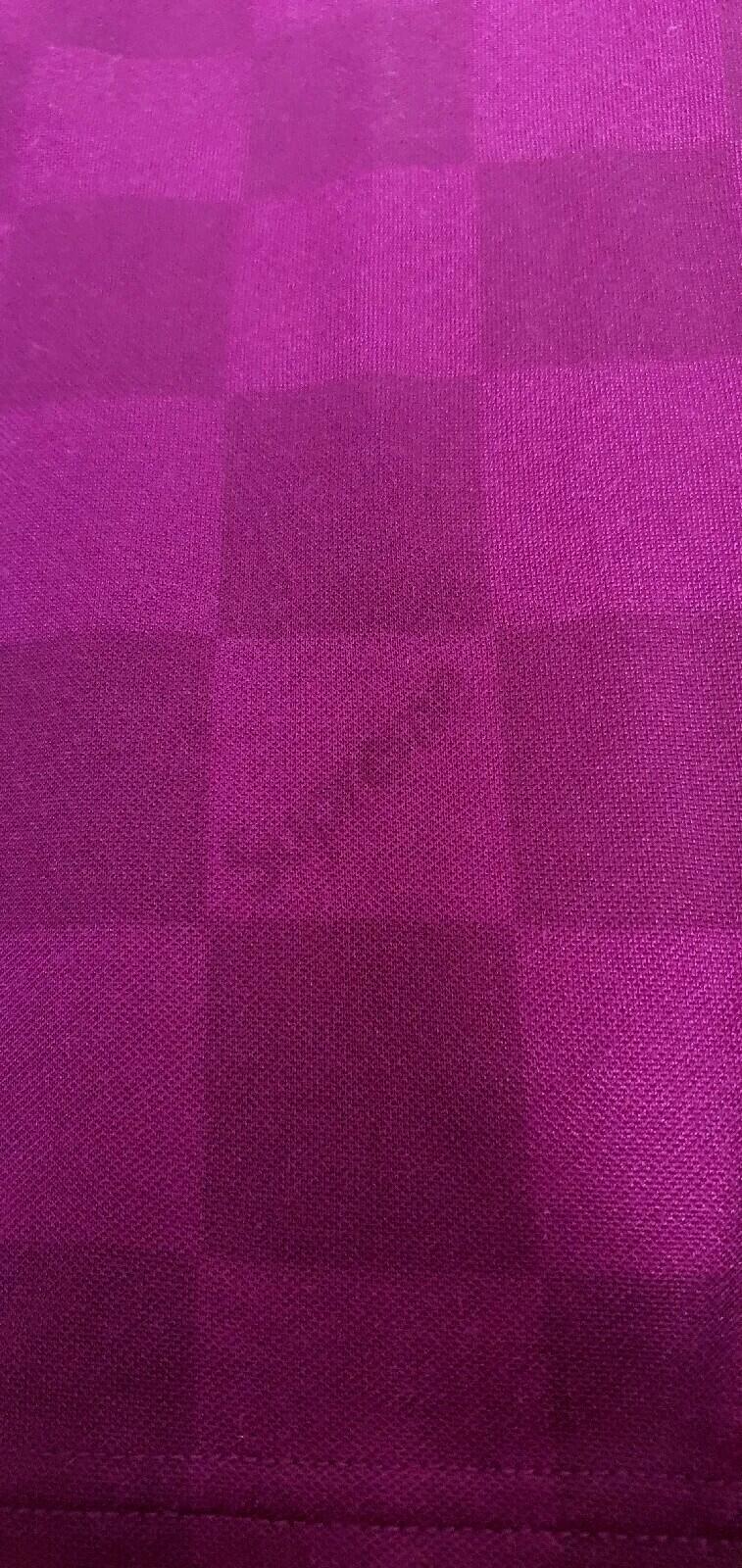 SS16 Supreme Checker Soccer Jersey medium Burgundy Tee Football T-shirt Bieber