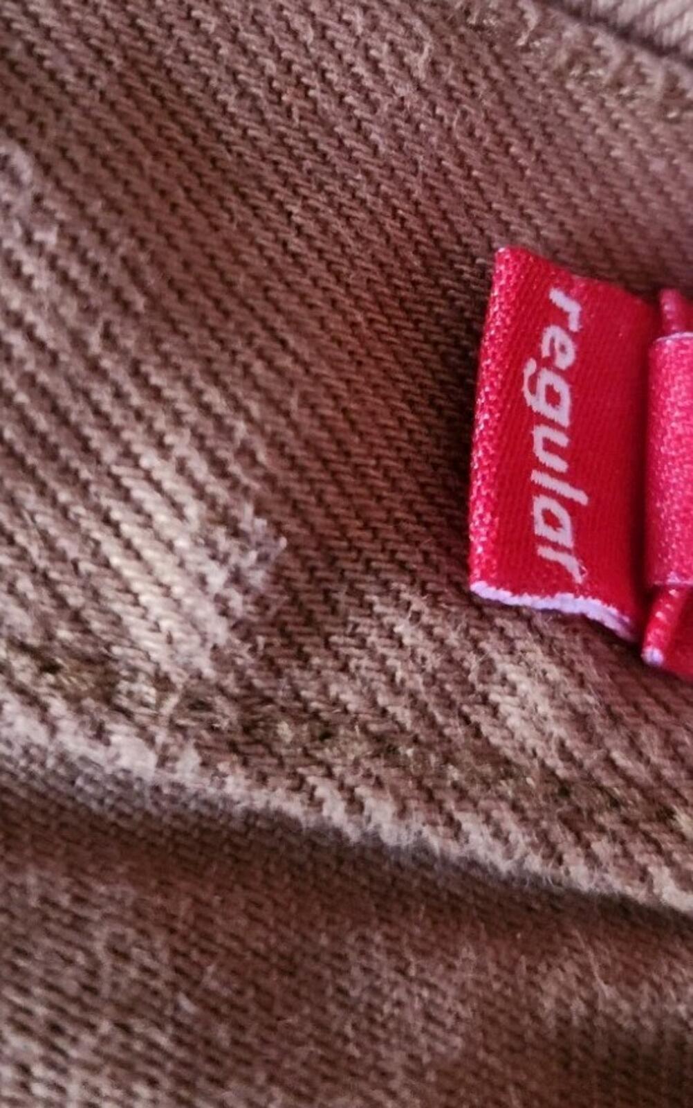 SS24 Supreme Regular Jean Size 36 W36 L32 Brown Jeans 13 Oz.