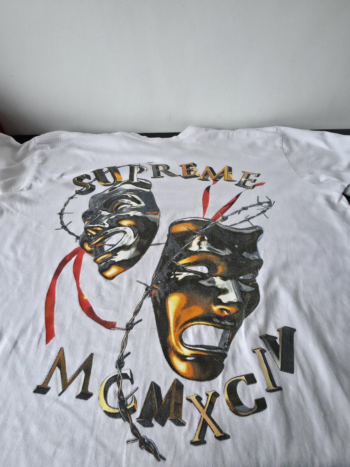 SS20 Supreme Laugh Now Camiseta Blanca Talla XL