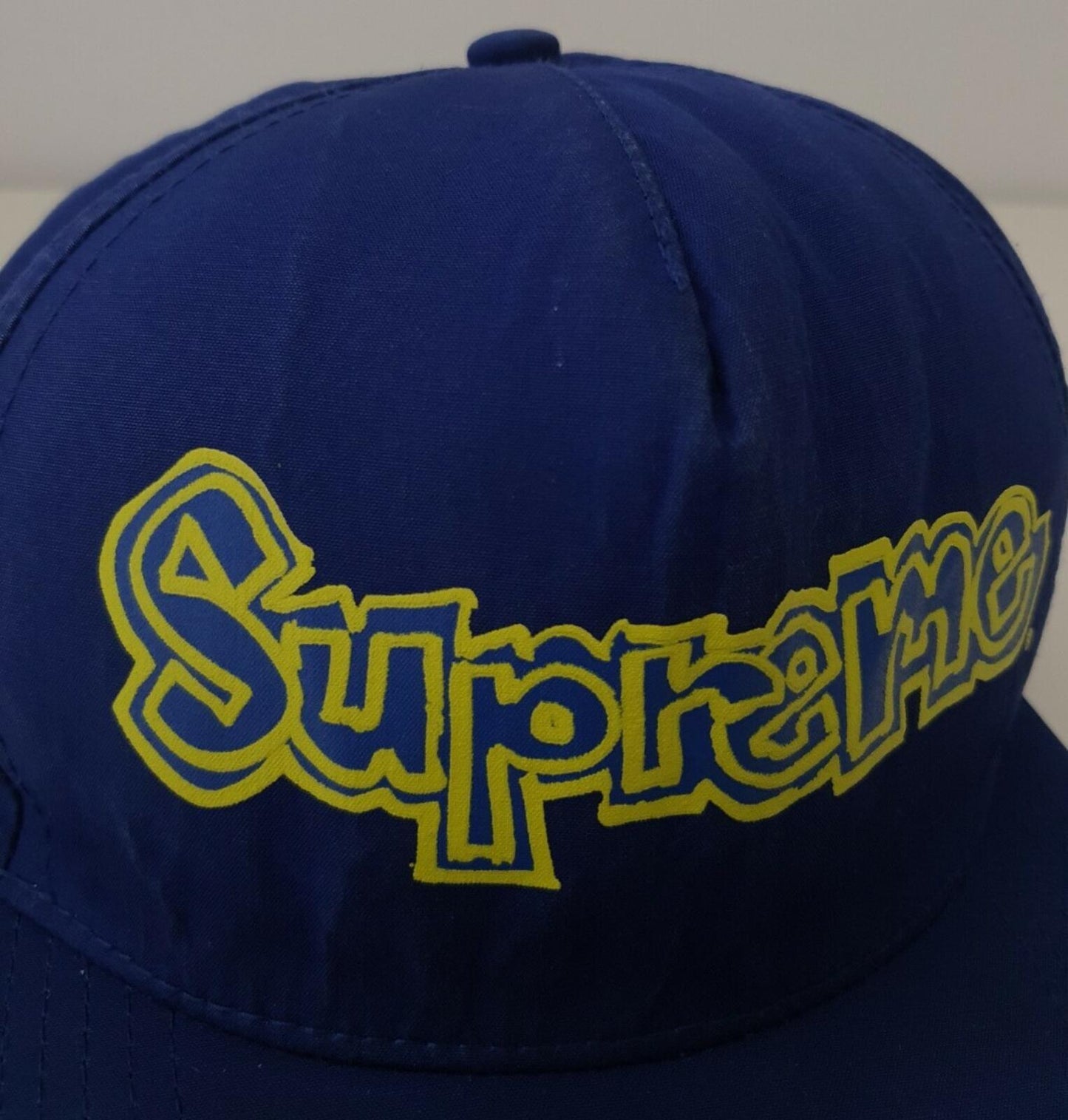 SS09 Supreme x Starter Gonz logo 5-panel cap blue hat vintage Gonzales 2009 Rare