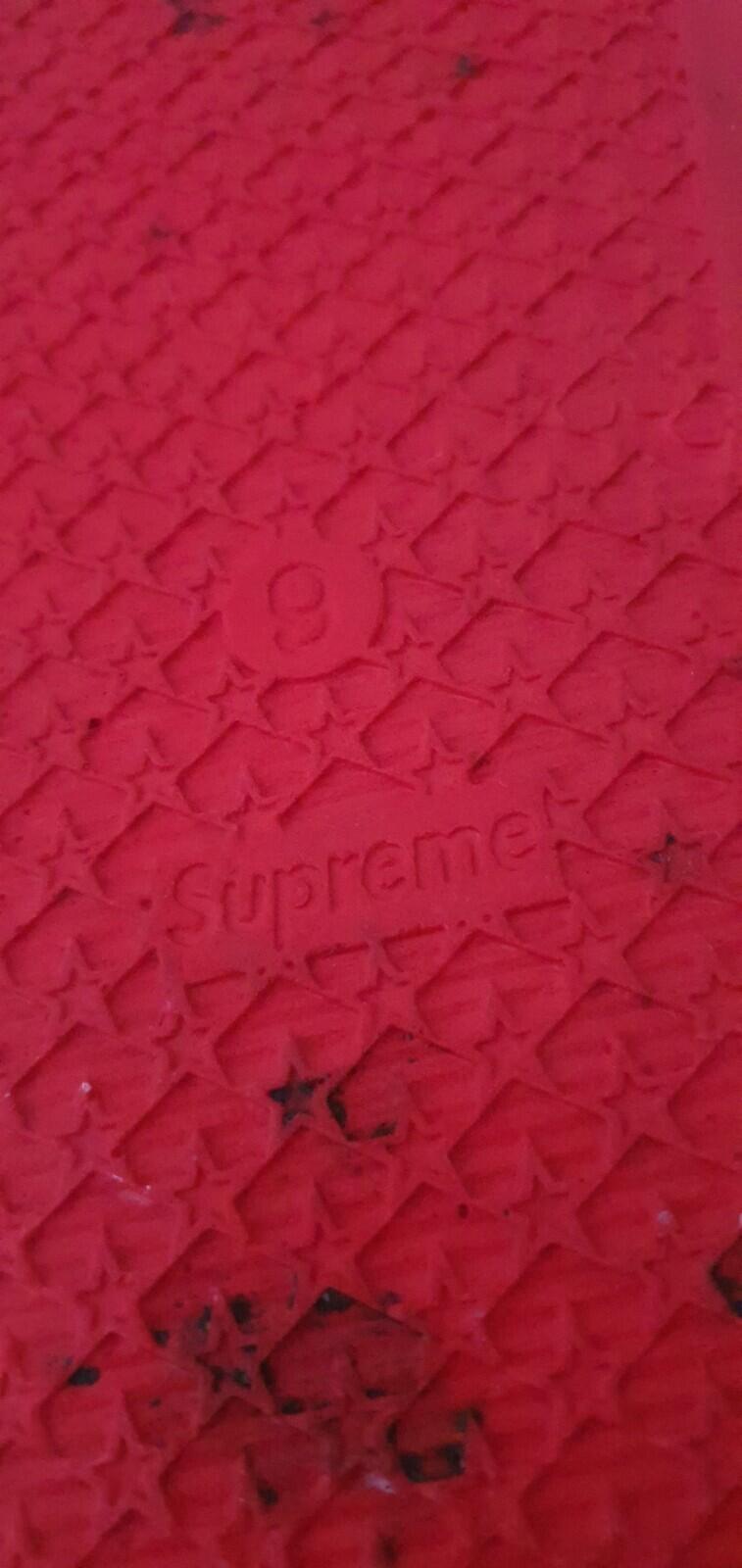 SS14 Supreme Sandalia Roja Talla UK 8 US 9 EUR 42.5