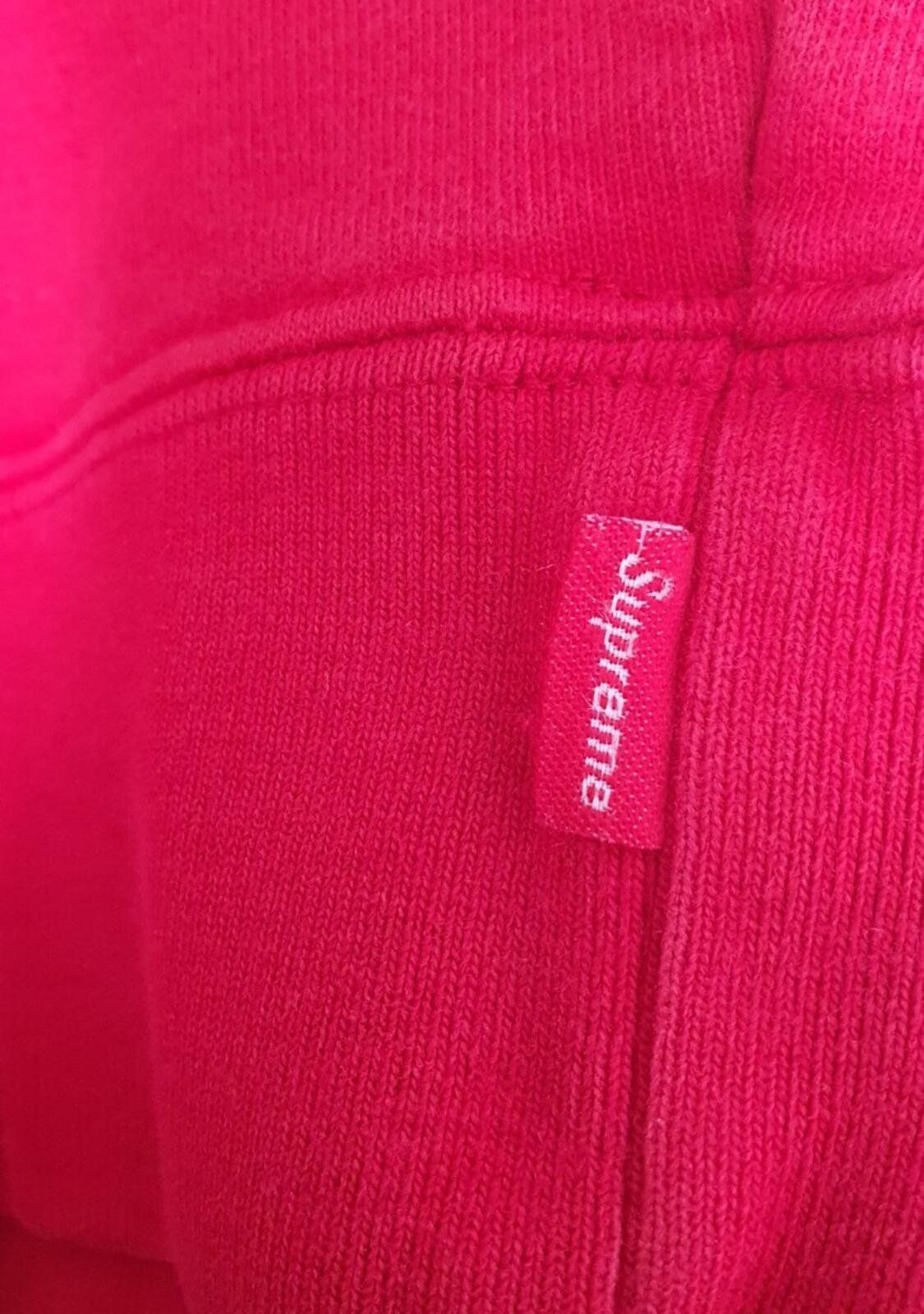 SS19 Supreme Set In Hooded Sweatshirt roter Hoodie Größe S small