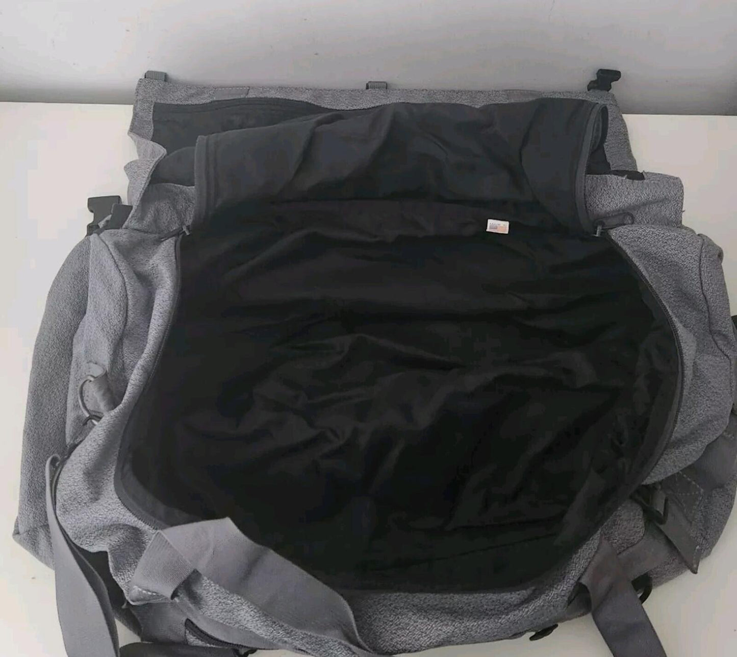 Mochila Duffle Bolso de Viaje Supreme Large Scatterweave de 2 vías Gris
