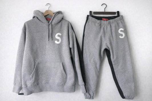 Conjunto de sudadera y pantalón de chándal Supreme S Logo Split FW21 Talla M
