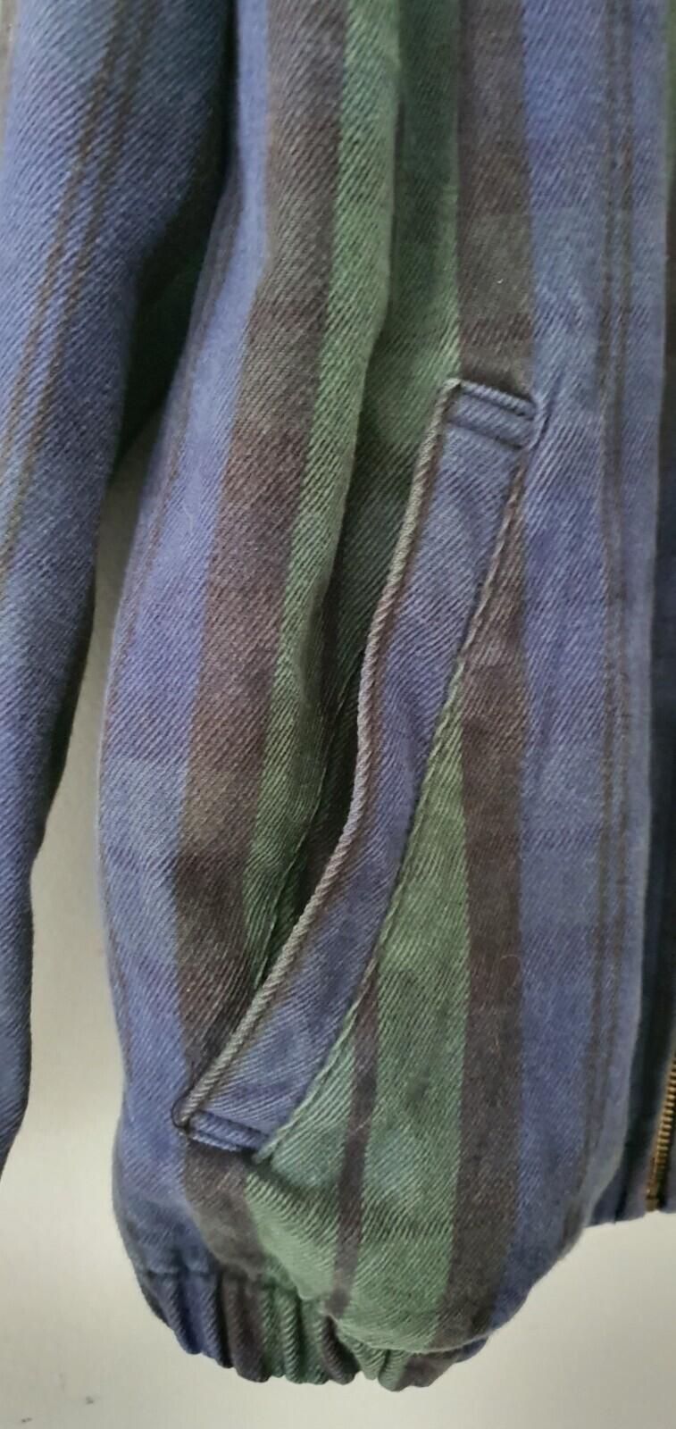 FW16 Supreme Denim Harrington size M medium plaid jacket