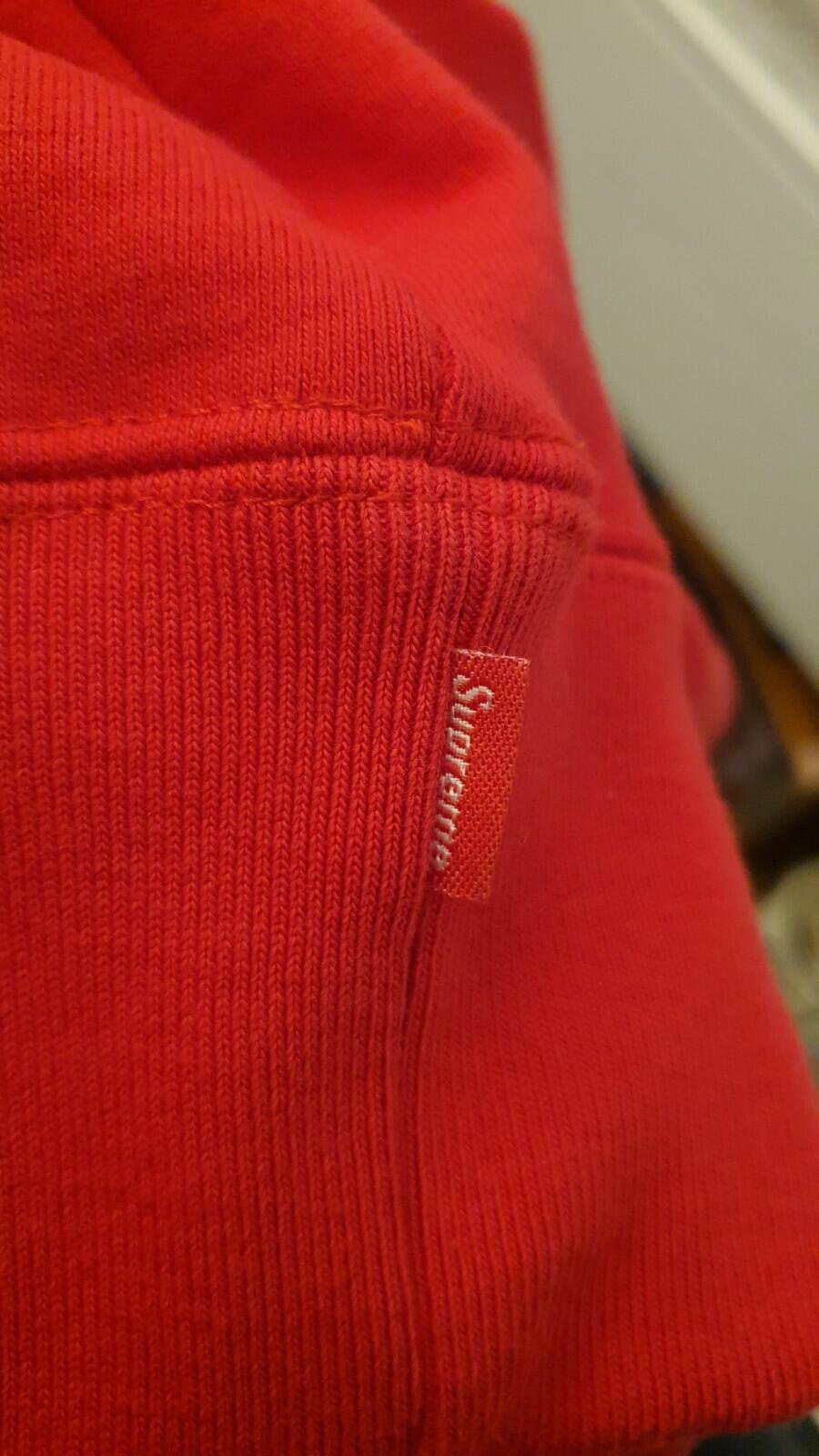 FW19 Supreme x Fox Racing Sudadera Roja Talla M