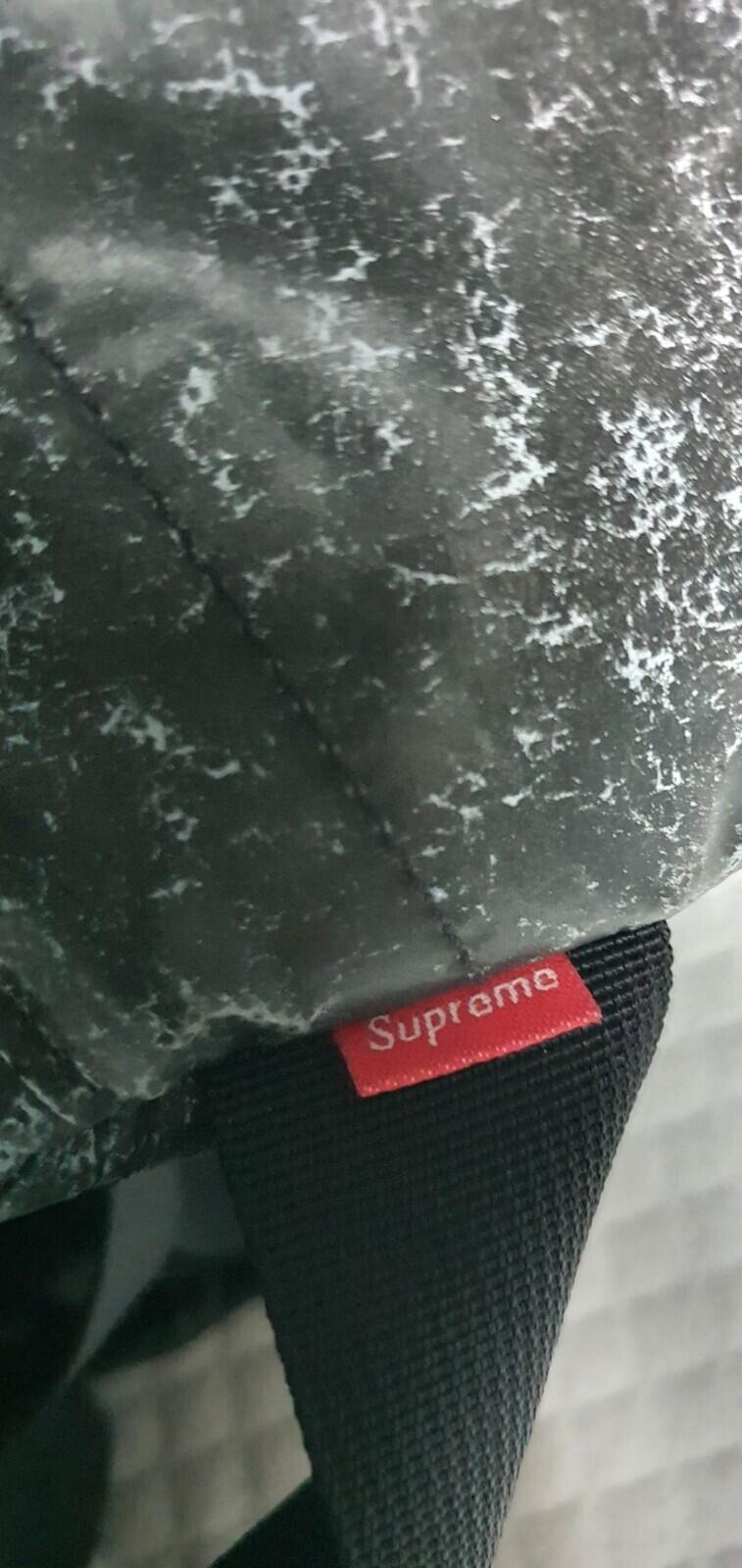 FW20 Supreme reflective speckled waist bag black waterproof belt shoulder bag
