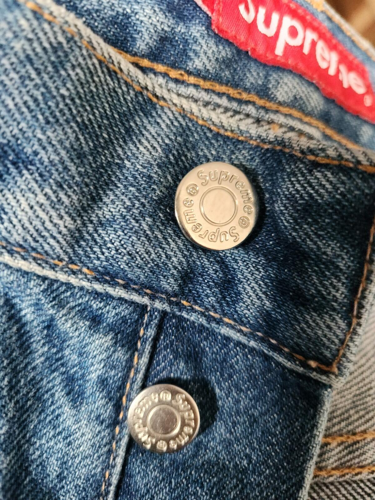 SS15 Supreme Denim Skate Jeans Größe 32 W32 L27 GEÄNDERT Mark Gonzales Gonz