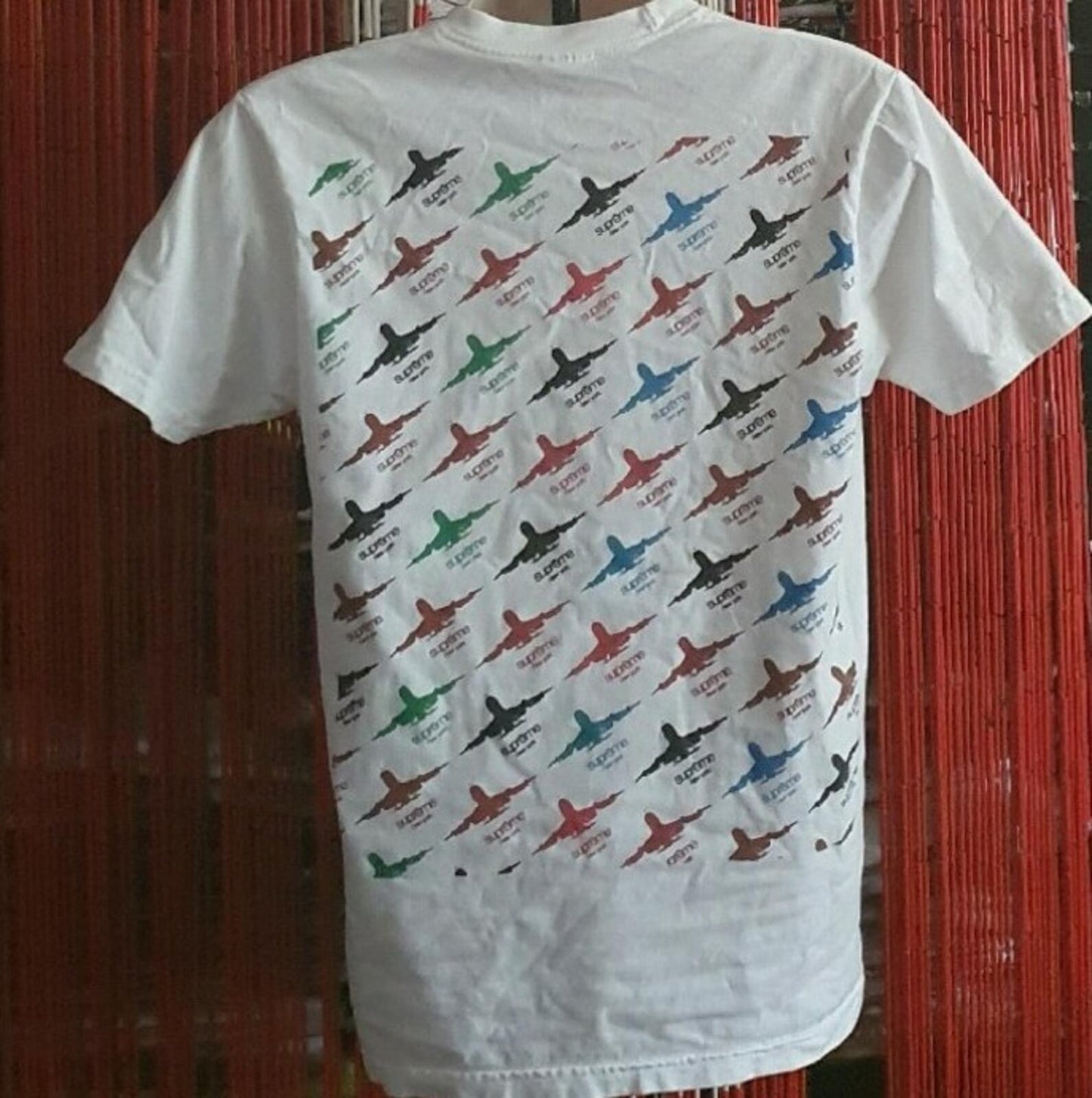 FW15 Supreme Planes Tee White Size M