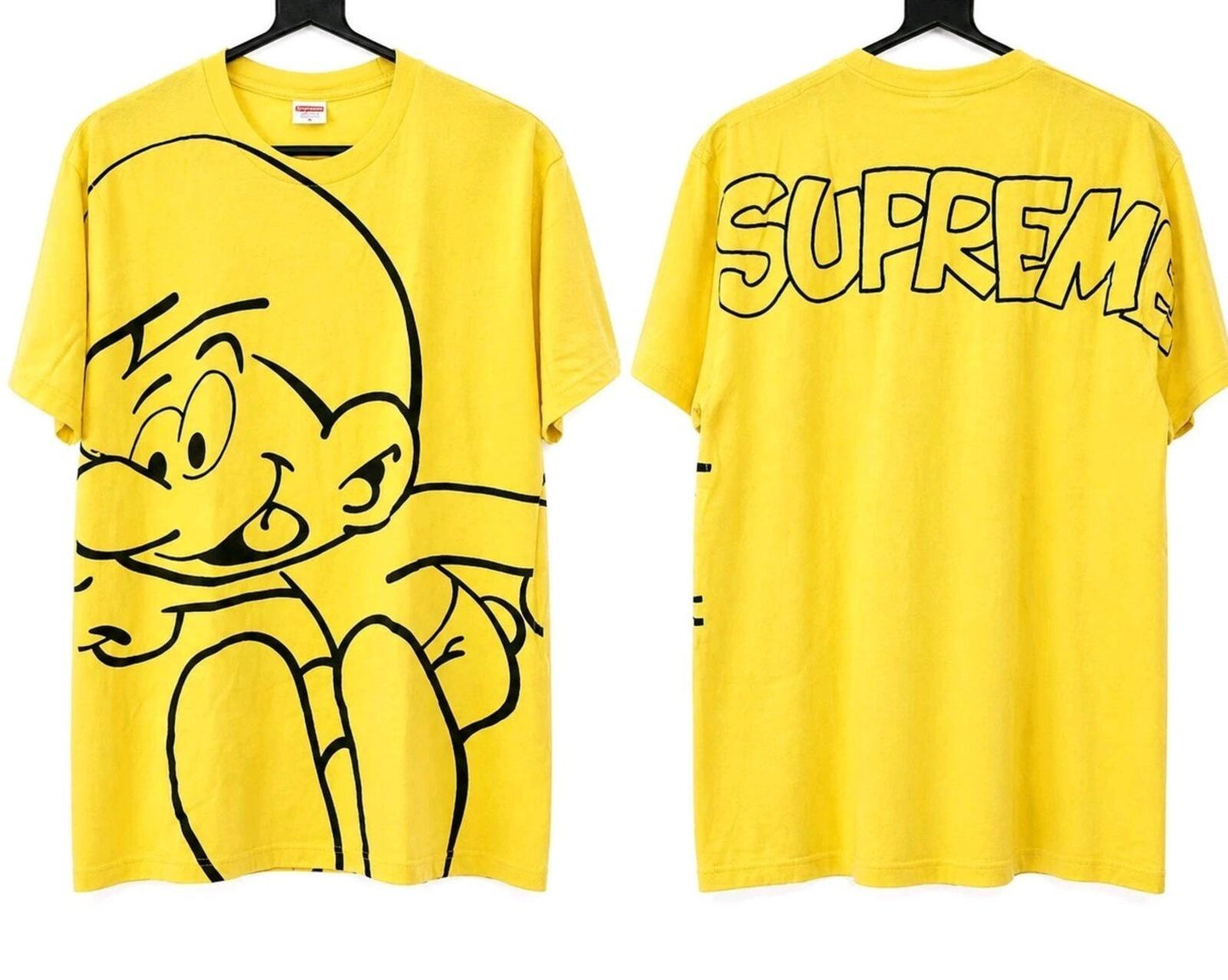 FW20 Supreme Pitufo Camiseta Amarilla Talla M