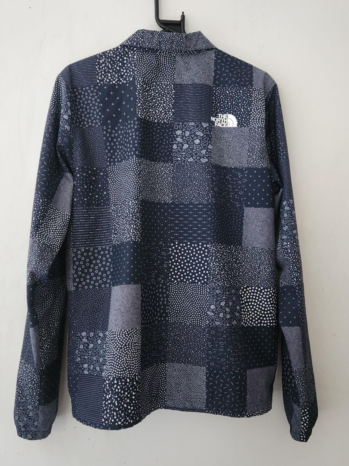 THE NORTH FACE Patchwork Coach Jacket Windwall Light Summer Navy S Small TNF