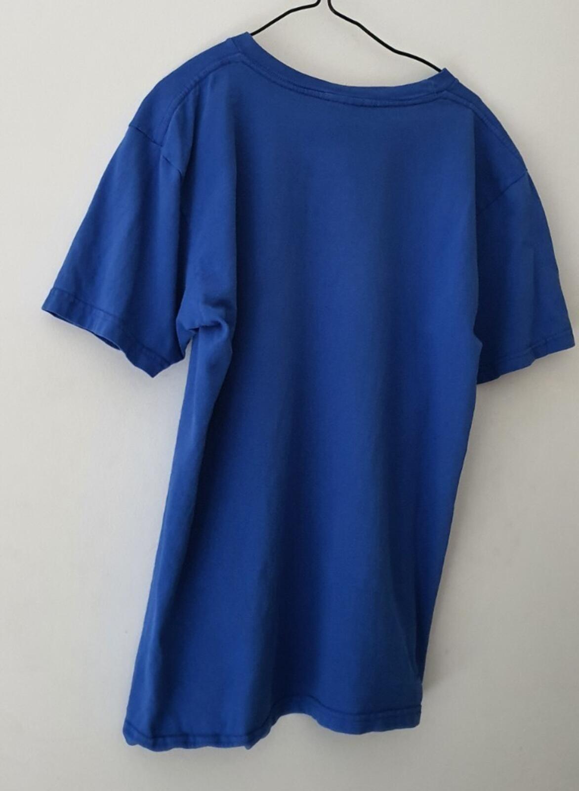 FW15 Supreme Devil heather royal tee size M medium T-shirt blue Rare
