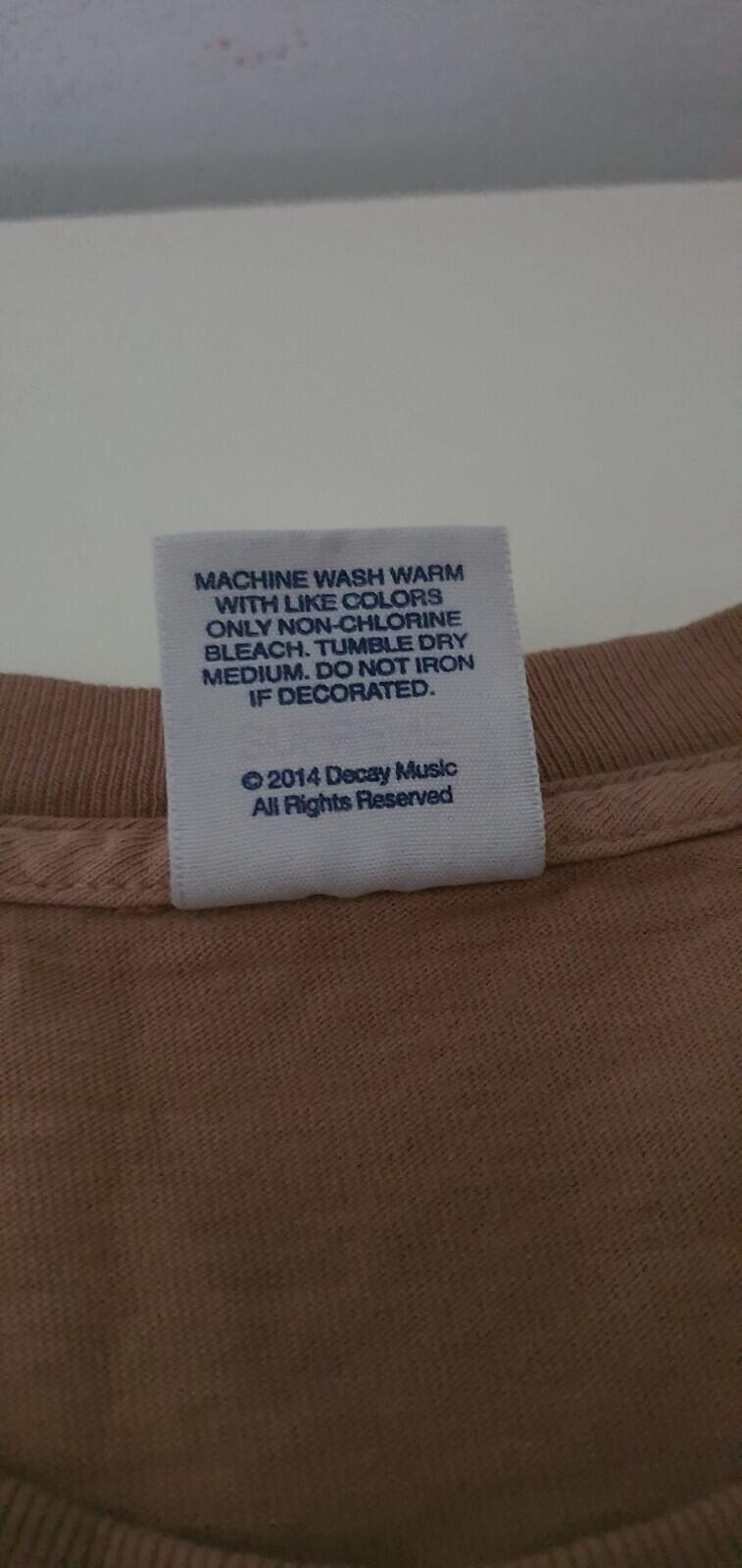 SS14 Supreme x Dead Kennedys Tee DYED in Brown Size M