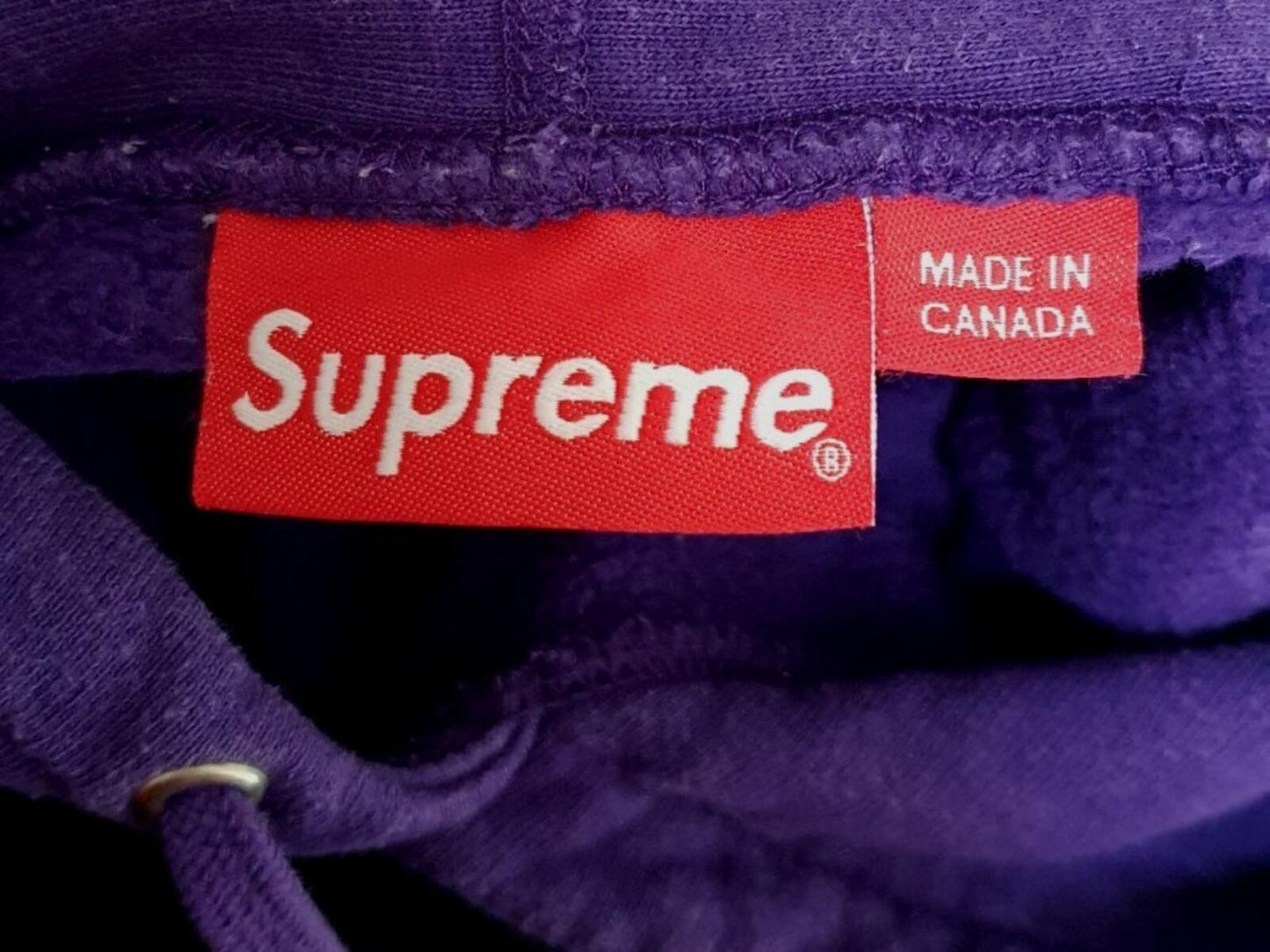 SS16 Supreme x Black Sabbath Hooded Sweatshirt Purple Size L