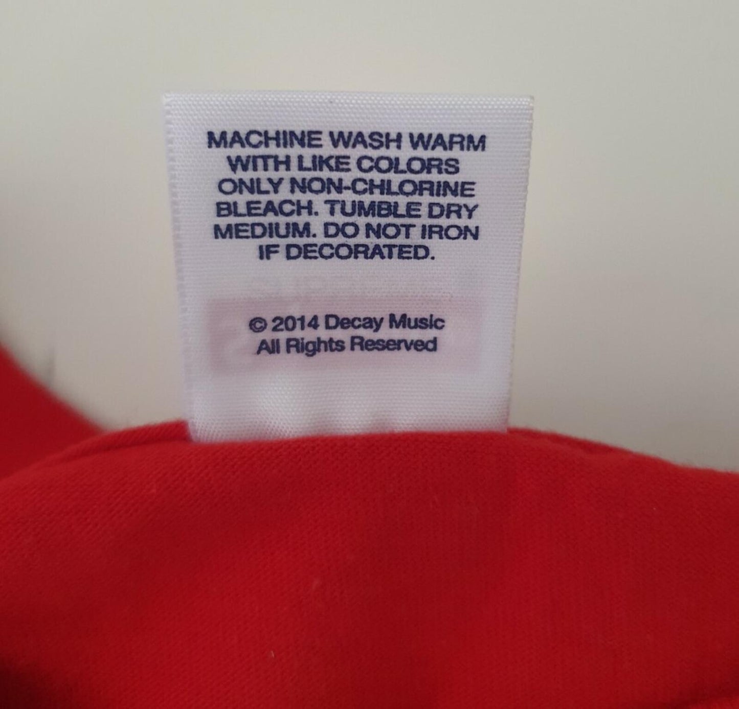 SS14 Supreme x Dead Kennedys red tee Size XL T-shirt Rare