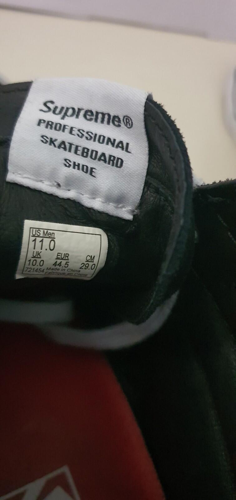 SS18 Supreme x Vans Skull Pile Sk8-Hi UK 10 US 11 EUR 44.5 Turnschuhe