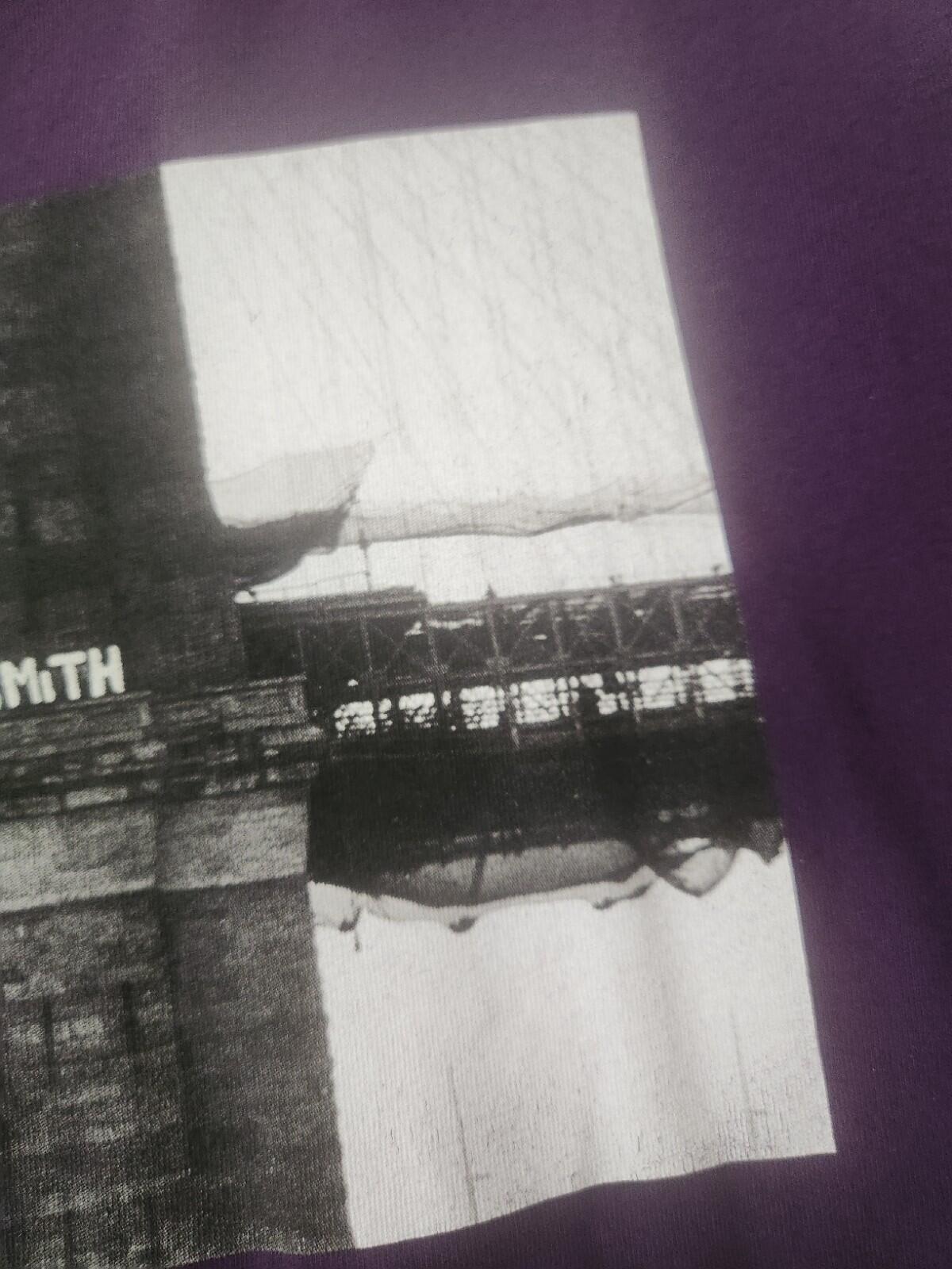 FW19 Supreme Bridge Tee Purple Size M Sane Smith