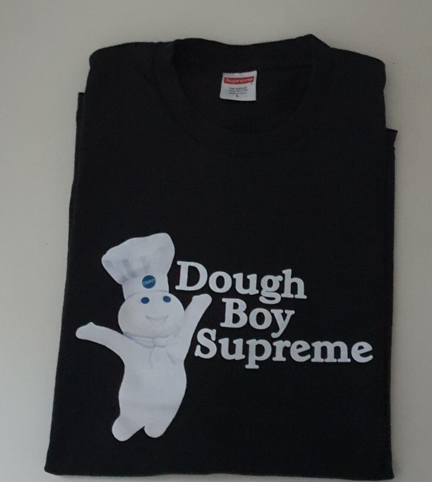 FW22 Supreme Doughboy black Tee L large T-shirt