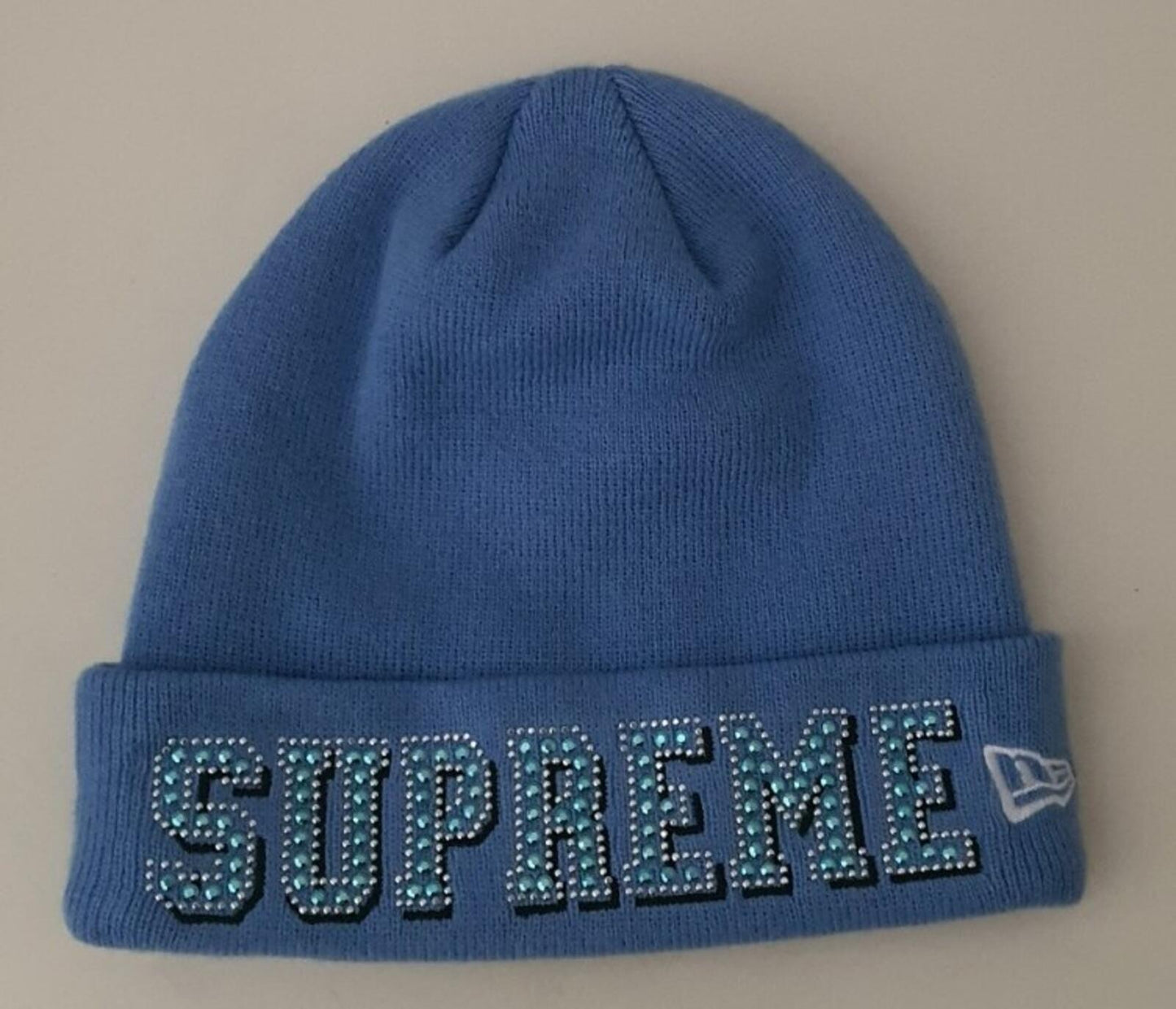 Gorro SS20 Supreme New Era Germs azul claro