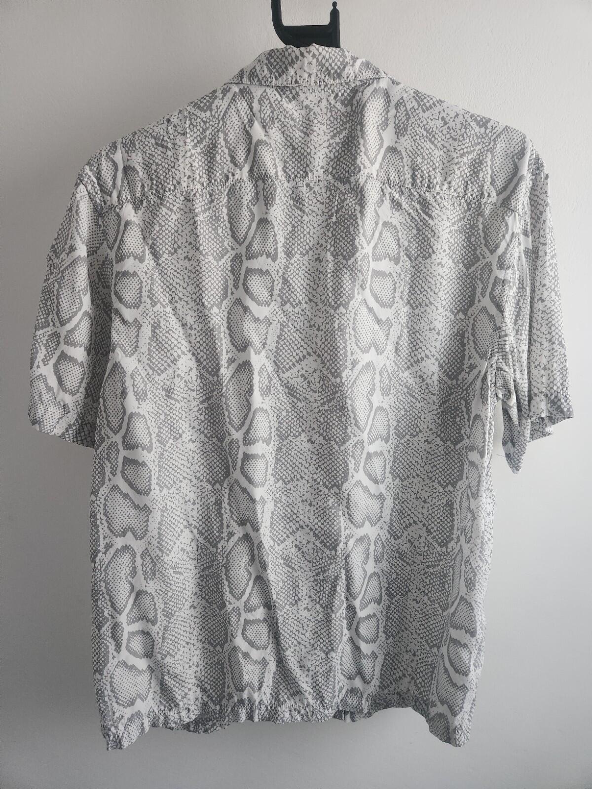 SS24 Supreme Snake S/S shirt S small white button up