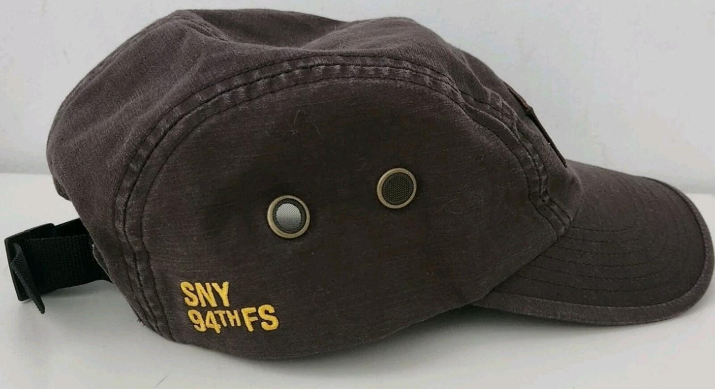 FW22 Supreme Military Camp Cap Hat Brown Box logo