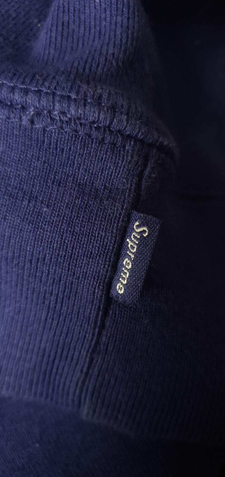 SS20 Supreme S Logo hooded sweatshirt size L Large Royal hoodie Blue