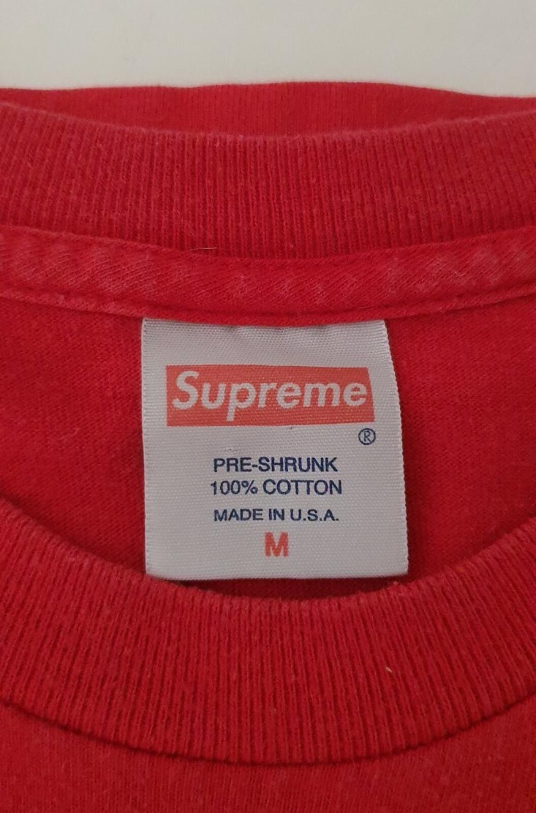 Camiseta roja talla M Supreme Cold World SS16