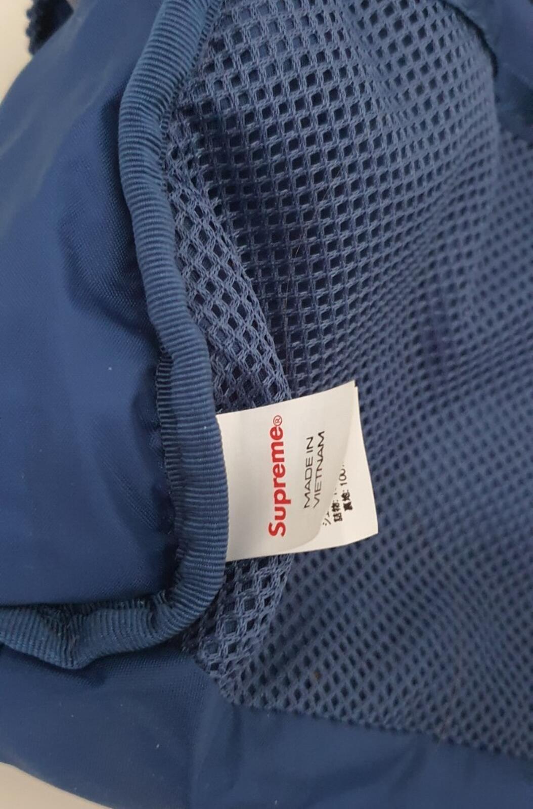 FW22 Supreme Puffer Side Bag Shoulder Blue Paisley Water Resistant
