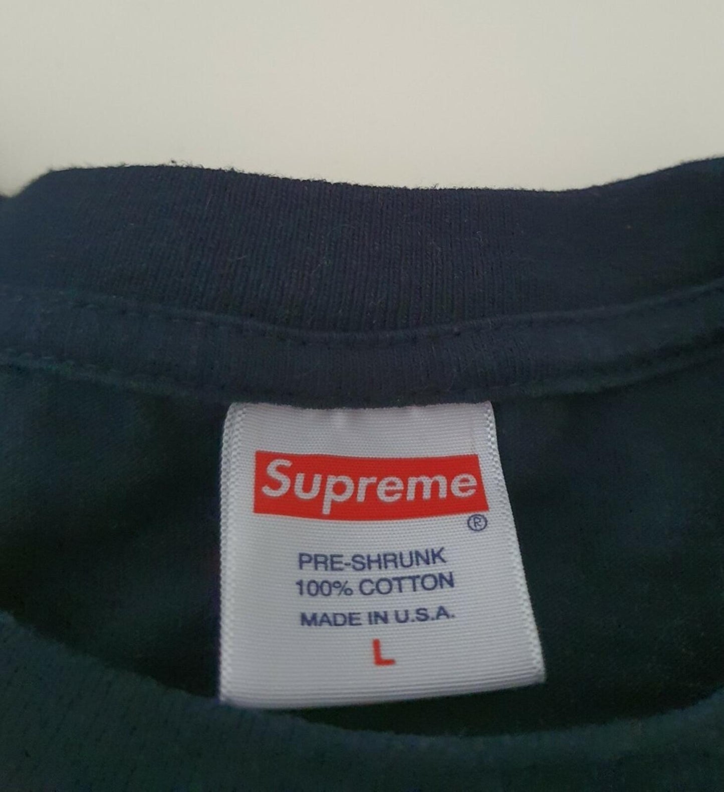 FW19 Supreme Heroines Tee Navy Size L