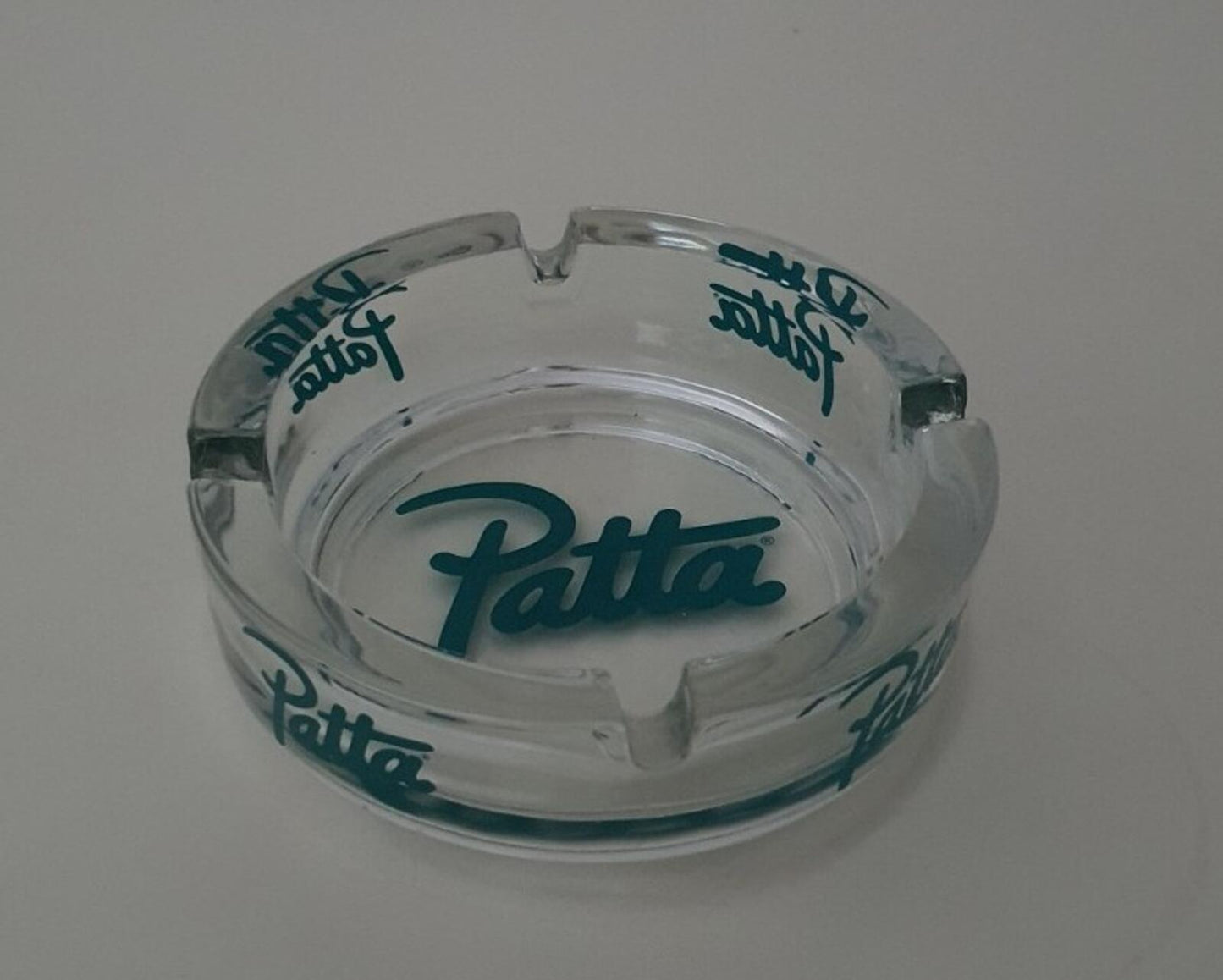 2017 PATTA clear Ash glass ashtray logo Accessory