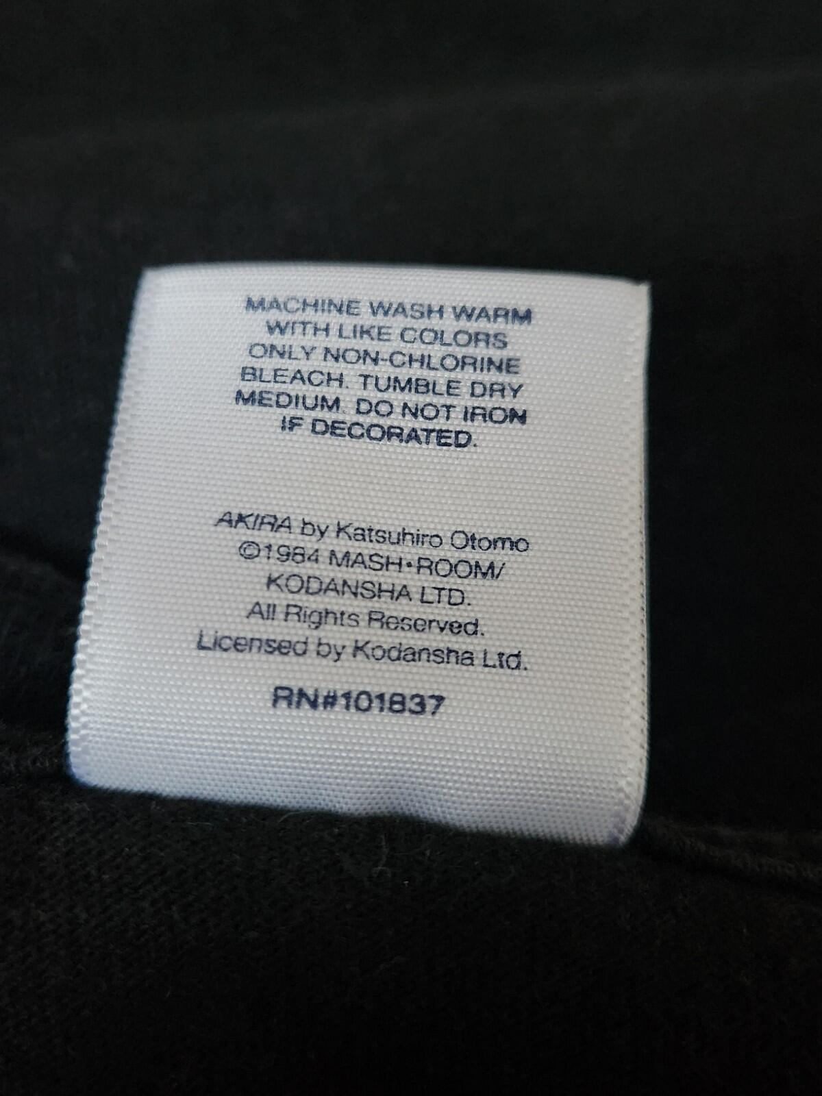 FW17 Supreme x Akira Yamagata Tee Schwarz Größe M Anime